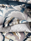 Harlequin Cornflower Calathea duvet cover and pillowcase set, UK version