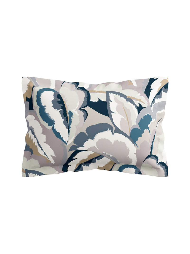 Harlequin Cornflower Calathea duvet cover and pillowcase set, UK version
