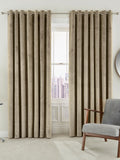 Helena Springfield sand velvet Escala curtains 163x183cm (British brand)