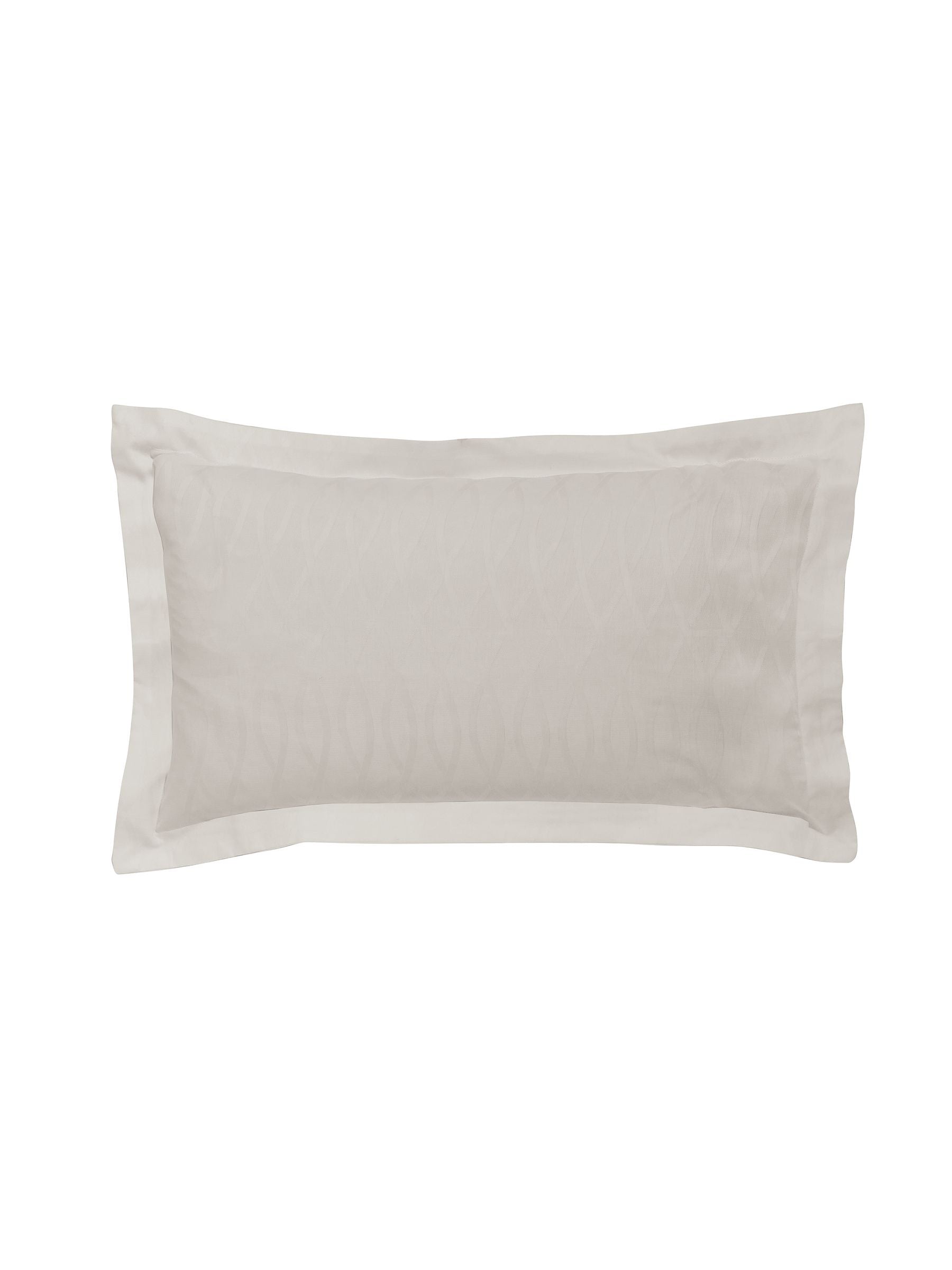 Bedeck of Belfast Chalk Ravello duvet cover and pillowcase set - British product