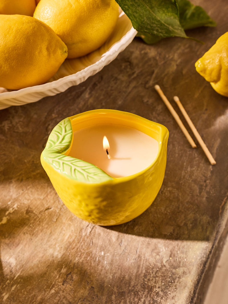 Lemon and Bergamot Fruity 1 Wick Candle
