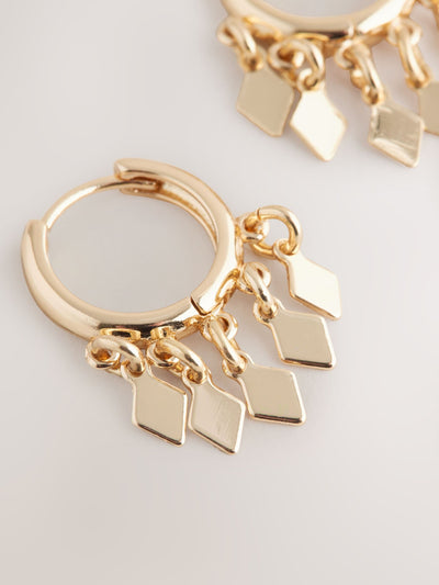 Next Gold Tone Mini Charm Hoop Pierced Earrings – Jetzt online bei McGrocer kaufen
