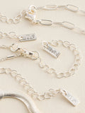 Silver Tone 3 Layer Multi Chain Necklace, UK version