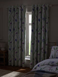 Floral blackout curtains, spring meadow design, UK version
