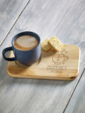 Loveabode personalised serving board with heart design, UK version