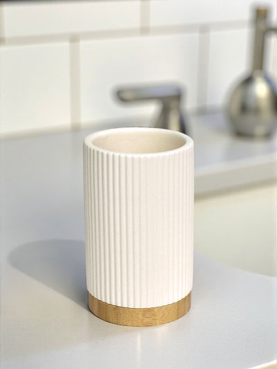 Showerdrape Cream Bondi Collection Becher