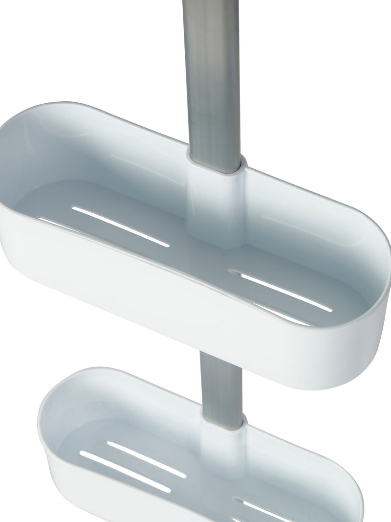Showerdrape White Elements shower caddy, UK version