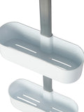 Showerdrape White Elements shower caddy, UK version