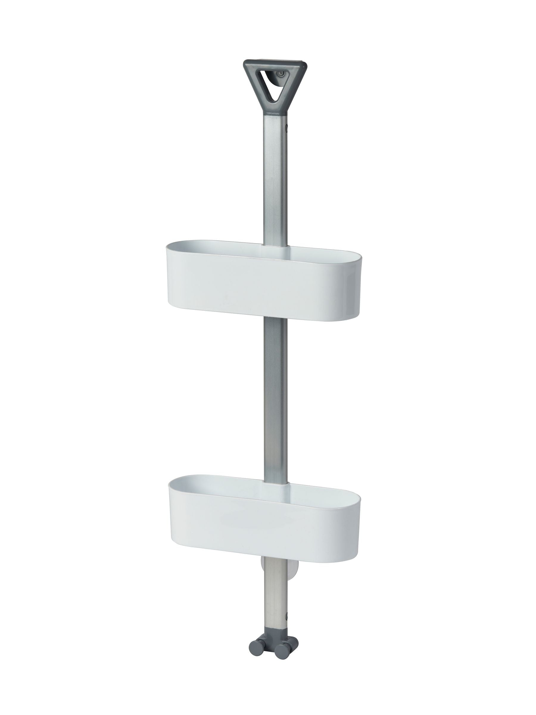 Showerdrape White Elements shower caddy, UK version