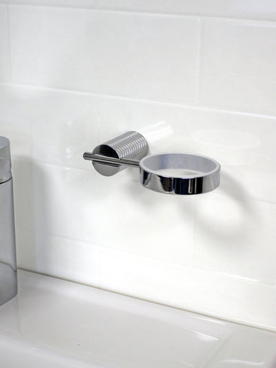 طبق صابون Showerdrape Vitality الفضي