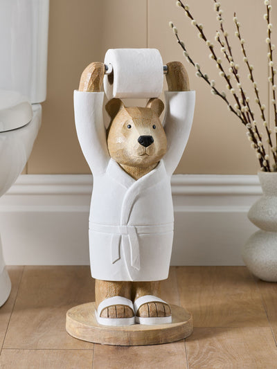 Natürlicher Bertie Bär Toilettenpapierhalter Aufbewahrung