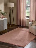 Pink Cosy Washable Shaggy Rug