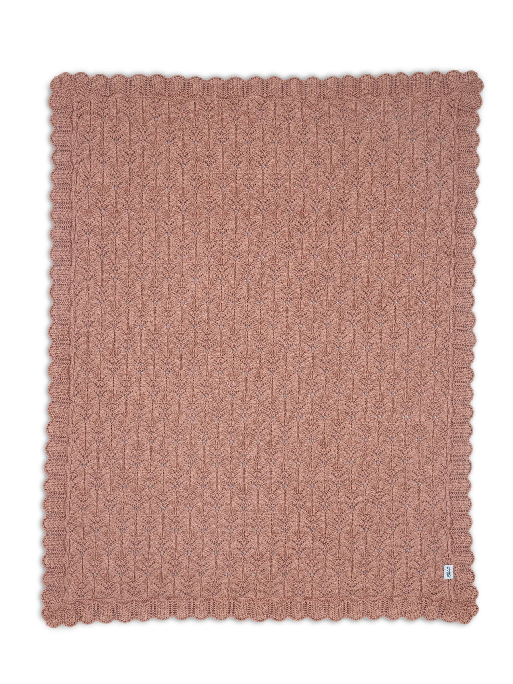 Mamas & Papas knitted blanket wildflower pink (British brand)