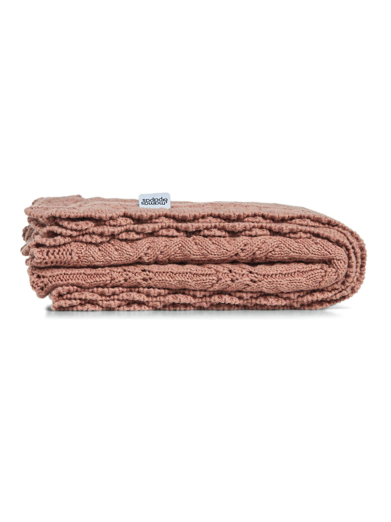 Mamas & Papas knitted blanket wildflower pink (British brand)