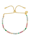 Estella Bartlett Amelia Howlite Bracelet Gold Tone Grey for Stress Relief