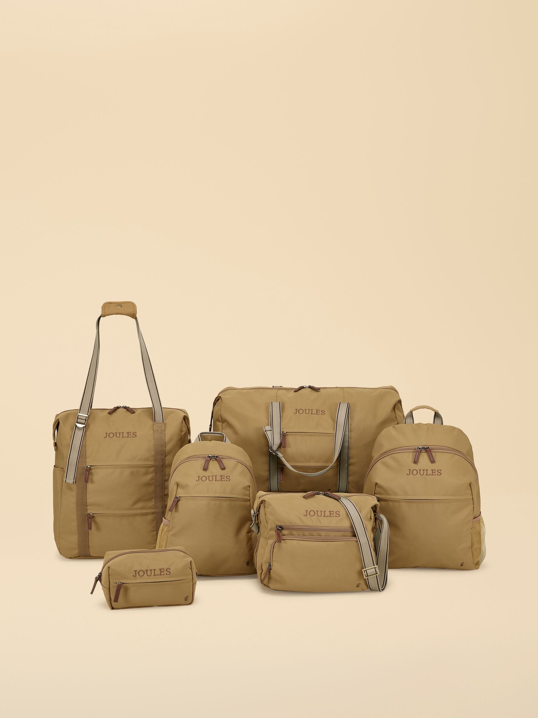 Joules Epwell tan brown travel washbag (British brand)