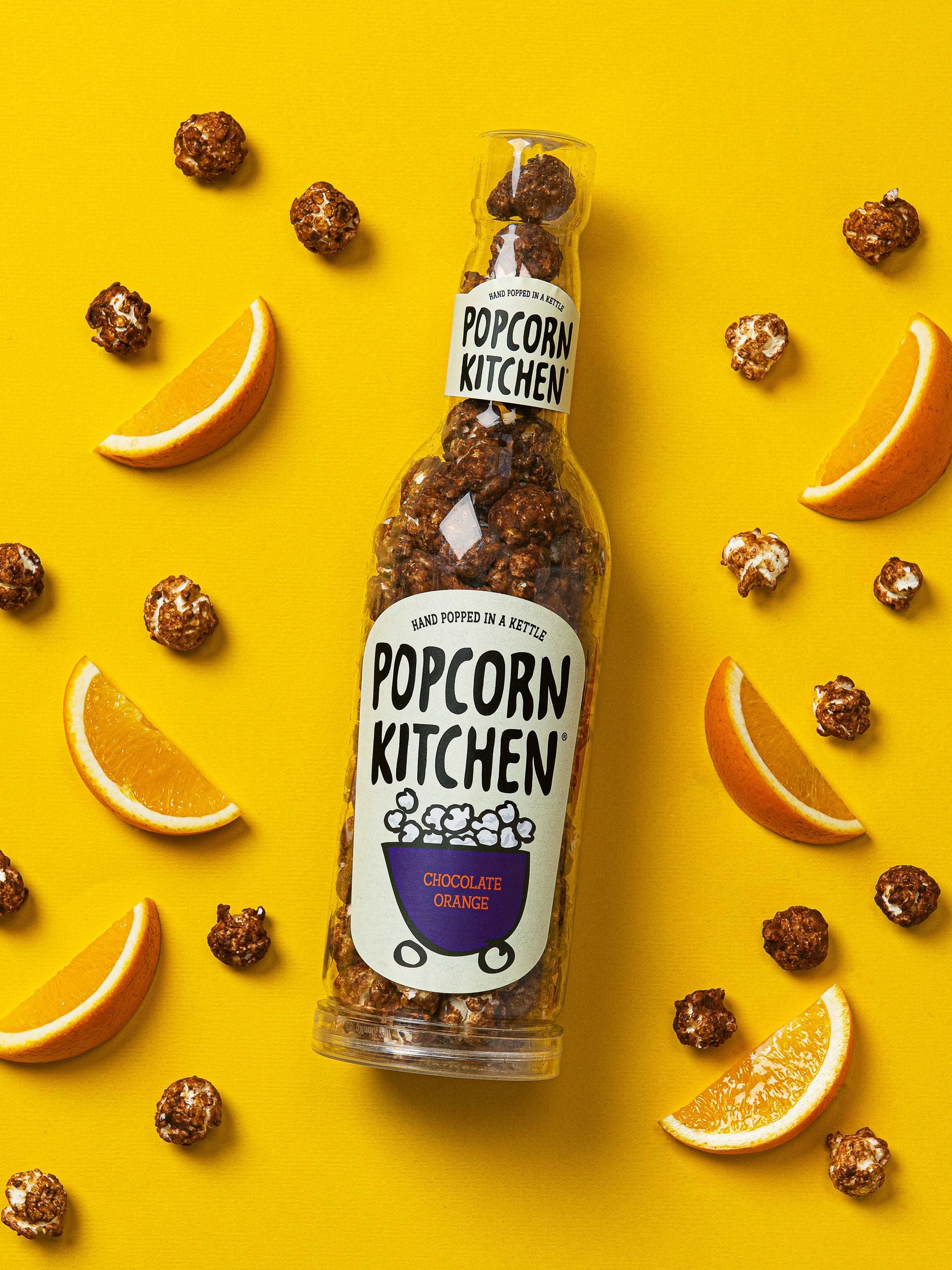 Popcorn Kitchen Gourmet Popcorn Geschenkflaschen Dreierpack, importiert aus Großbritannien
