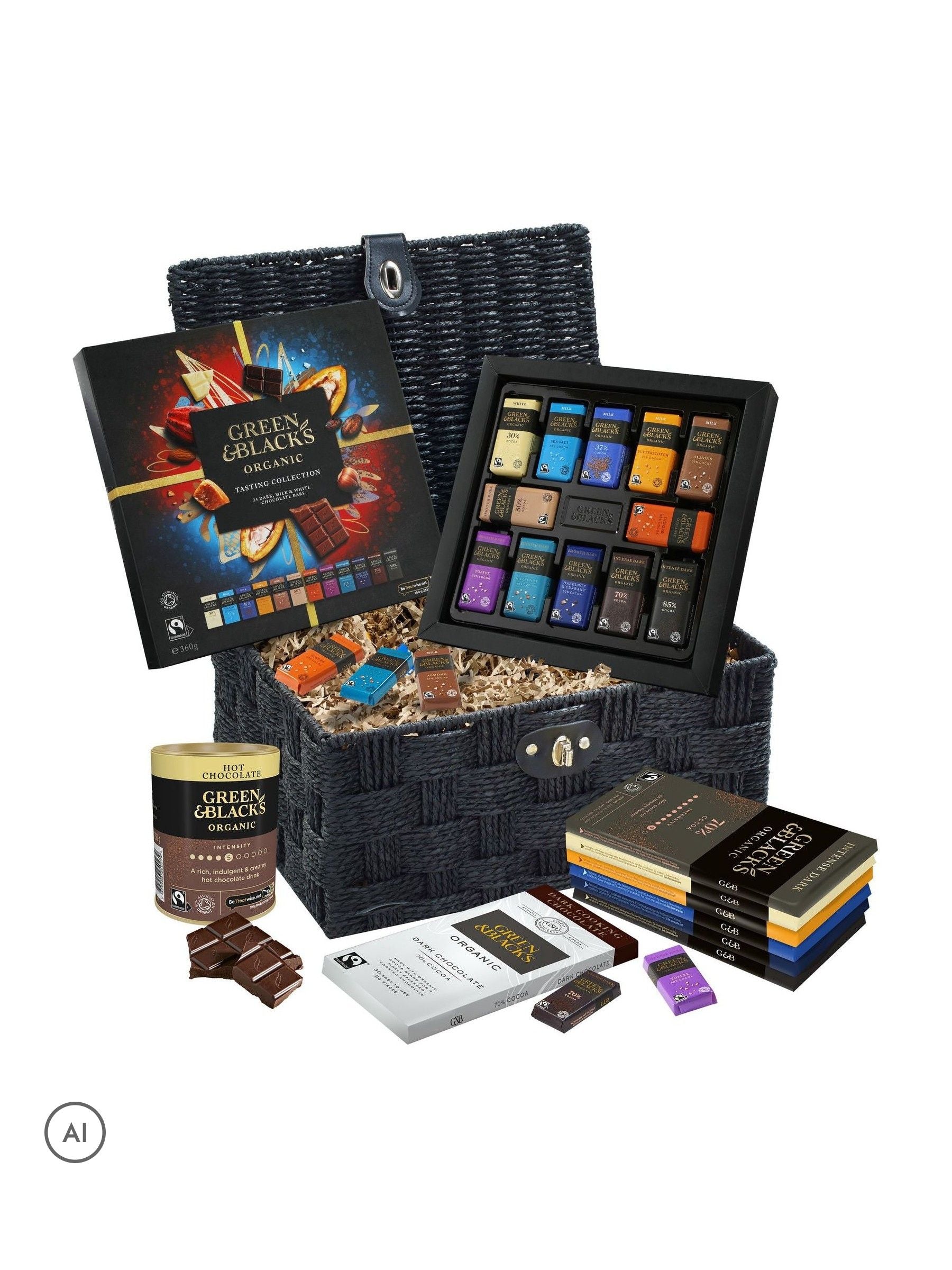 Green & Black's Ultimate Chocolate Basket assorted chocolate collection, UK version