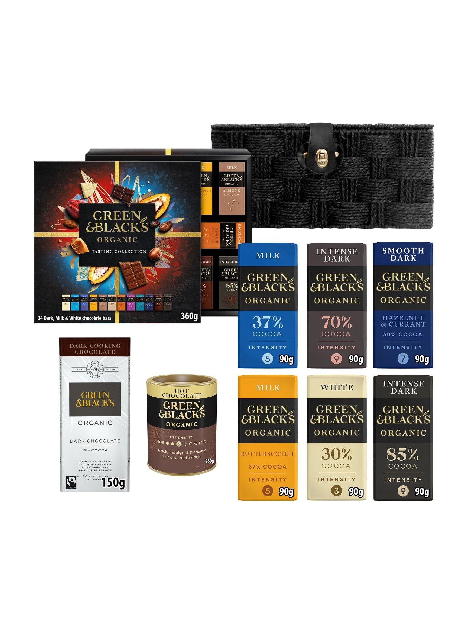 Green & Black's Ultimate Chocolate Basket assorted chocolate collection, UK version