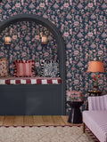 Cath Kidston Friendship Garden Sage Wallpaper Sample