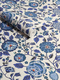 Cath Kidston wallpaper sample Navy Strawberry Garden A4 - British product