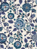 Cath Kidston wallpaper sample Navy Strawberry Garden A4 - British product