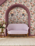 Cath Kidston Painted Kingdom A4 wallpaper sample, UK version