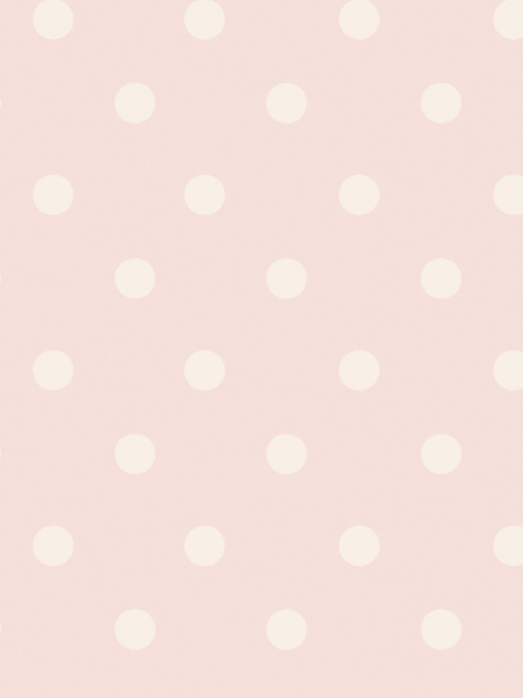 Cath Kidston Pink Button Spot wallpaper sample A4 - British product
