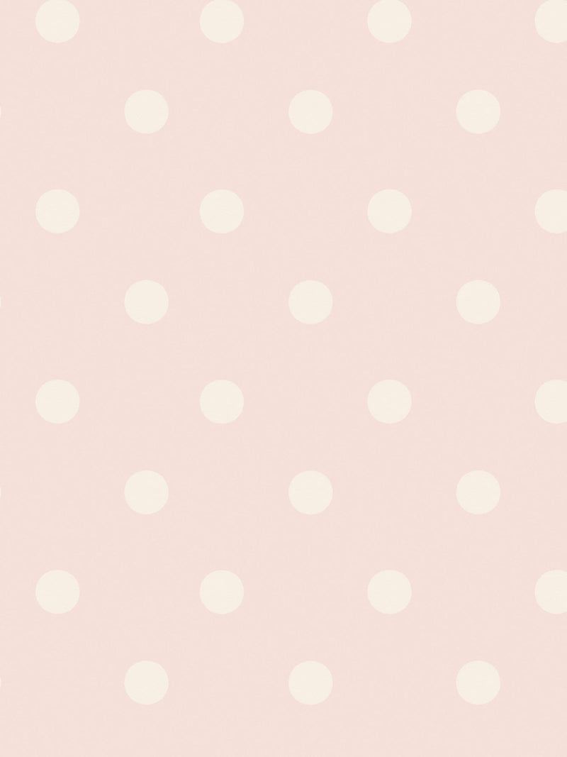 Cath Kidston Pink Button Spot wallpaper sample A4 - British product