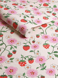 Cath Kidston Spring Strawberry wallpaper sample A4 - British product