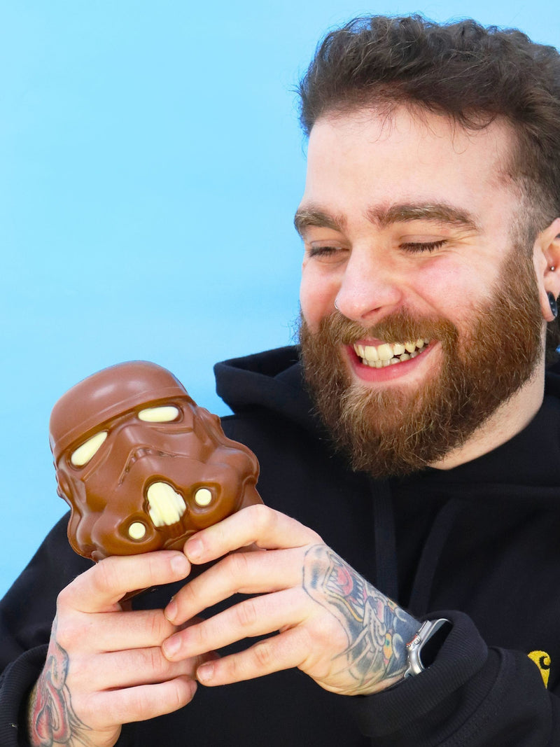 Treat Kitchen milk chocolate Stormtrooper helmet (British brand)