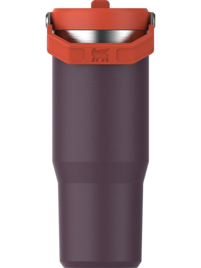 Bouteille d'eau isotherme à paille rabattable 0,89L