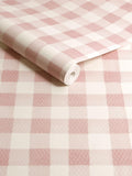 Cath Kidston Pink Painted Gingham 10M Wallpaper