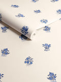 Cath Kidston Blue Kingdom Posey wallpaper 10m, UK version