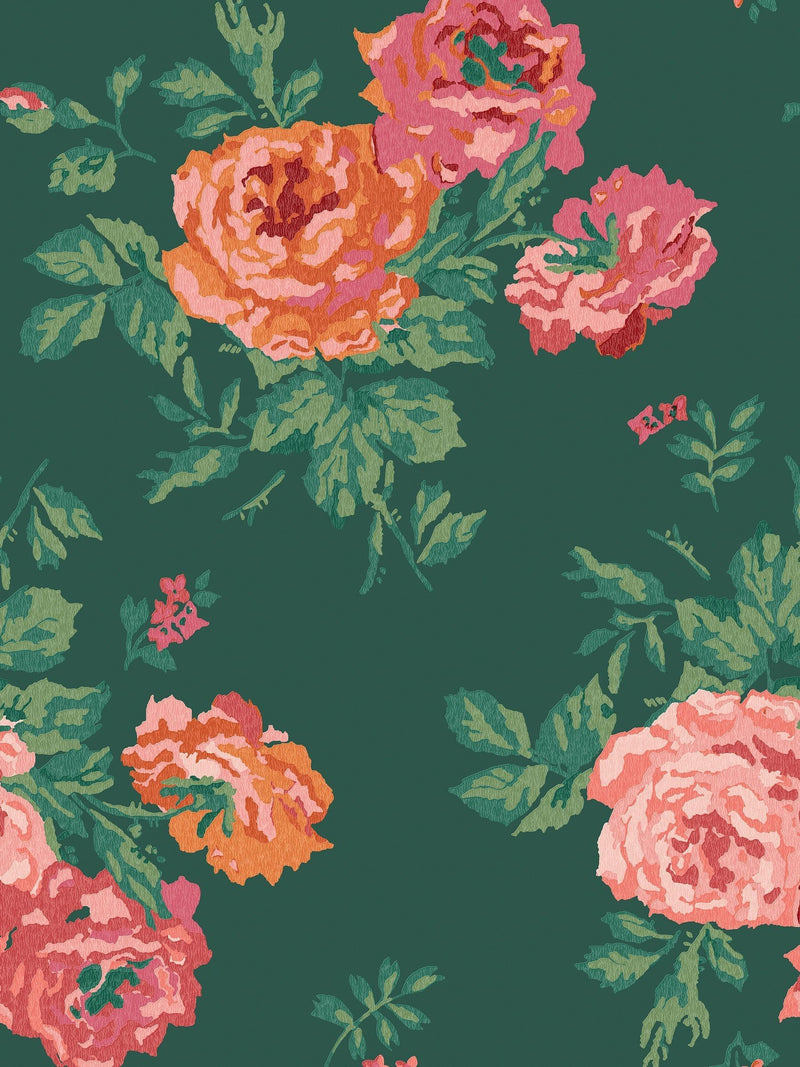 Cath Kidston Archive Rose wallpaper 10m, imported from the UK