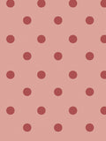 Cath Kidston Pink Red Button Spot wallpaper 10m - British product