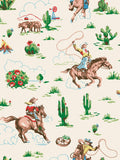 Cath Kidston Pink Cowgirls wallpaper 10m - British product