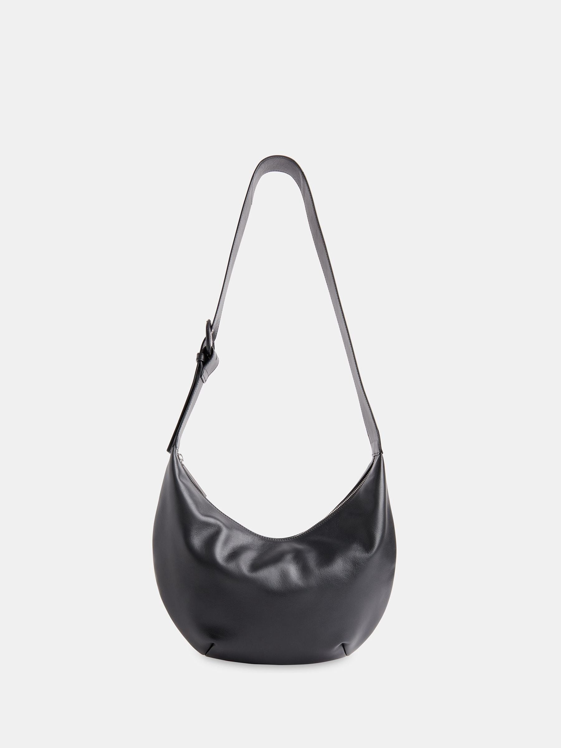 Whistles Sia curved cross-body bag in black - British product