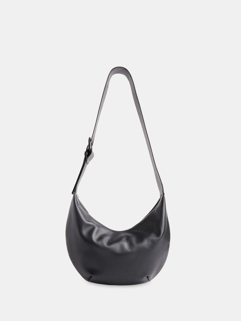 Whistles Sia curved cross-body bag in black - British product