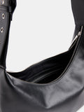 Whistles Sia curved cross-body bag in black - British product