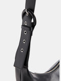 Whistles Sia curved cross-body bag in black - British product