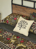 Morris & Co Black Seaweed duvet set, imported from the UK