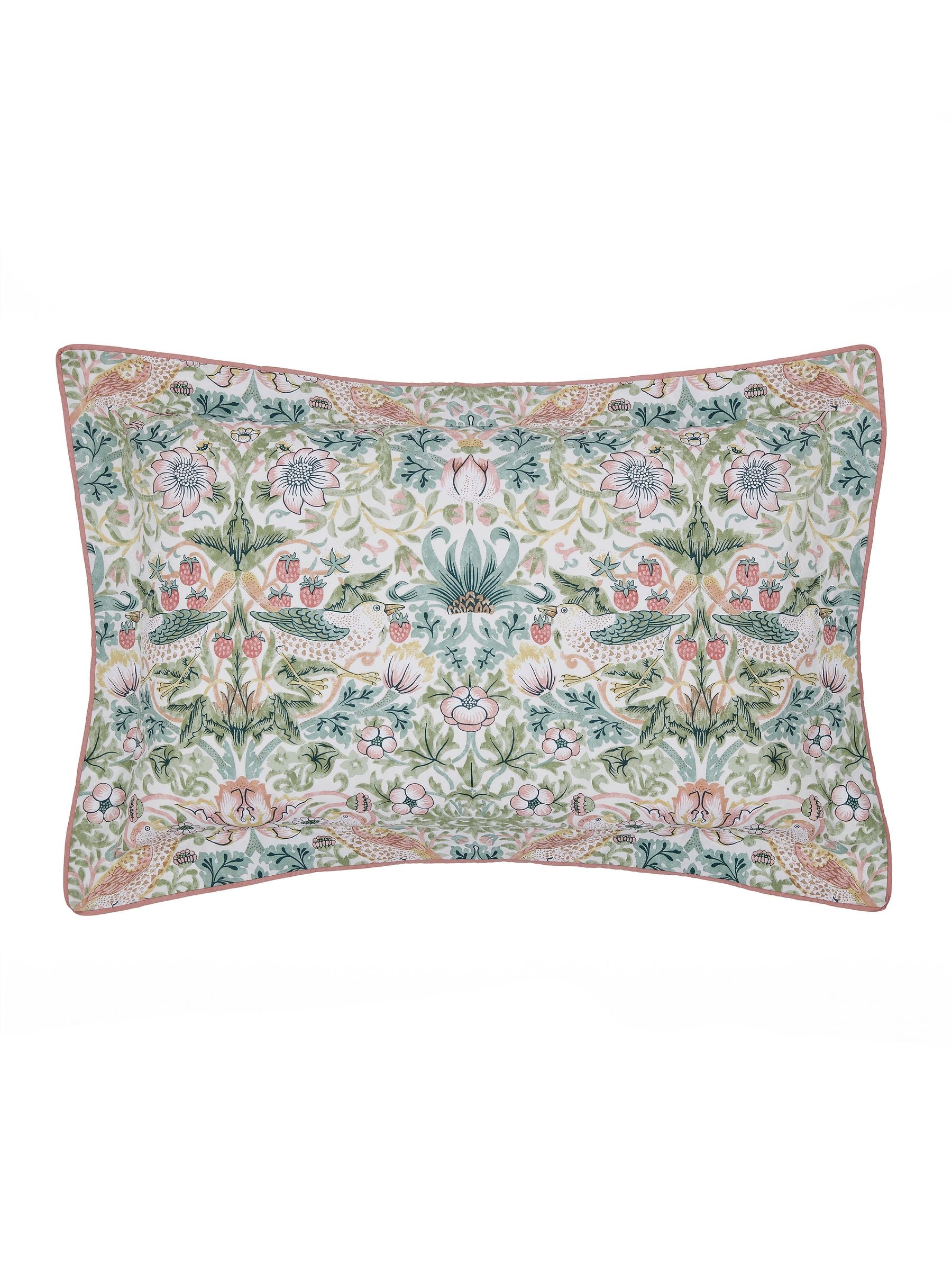 Morris & Co Strawberry Thief duvet cover set, imported from the UK