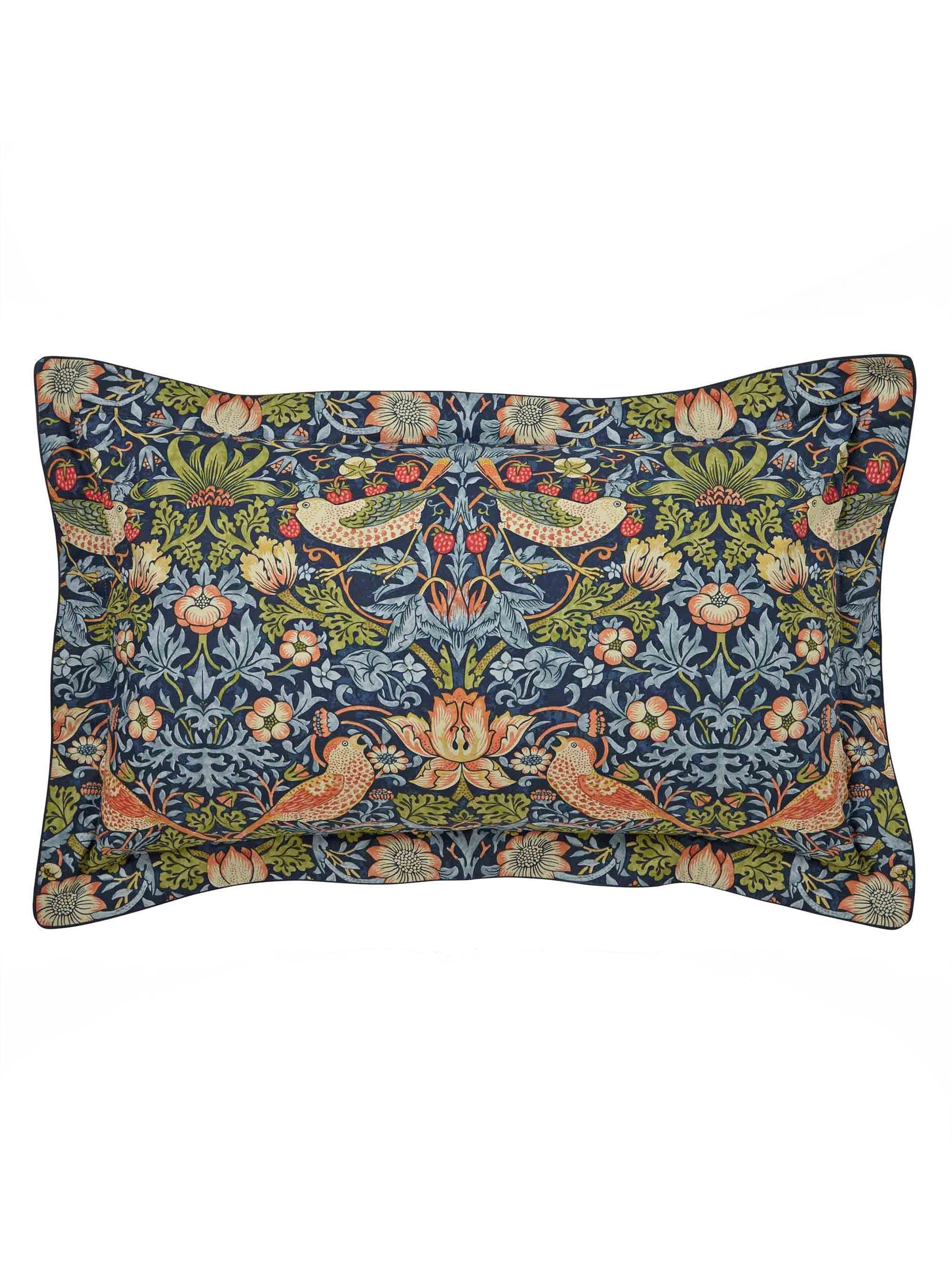 Morris & Co Strawberry Thief duvet cover and pillowcase set, imported from the UK