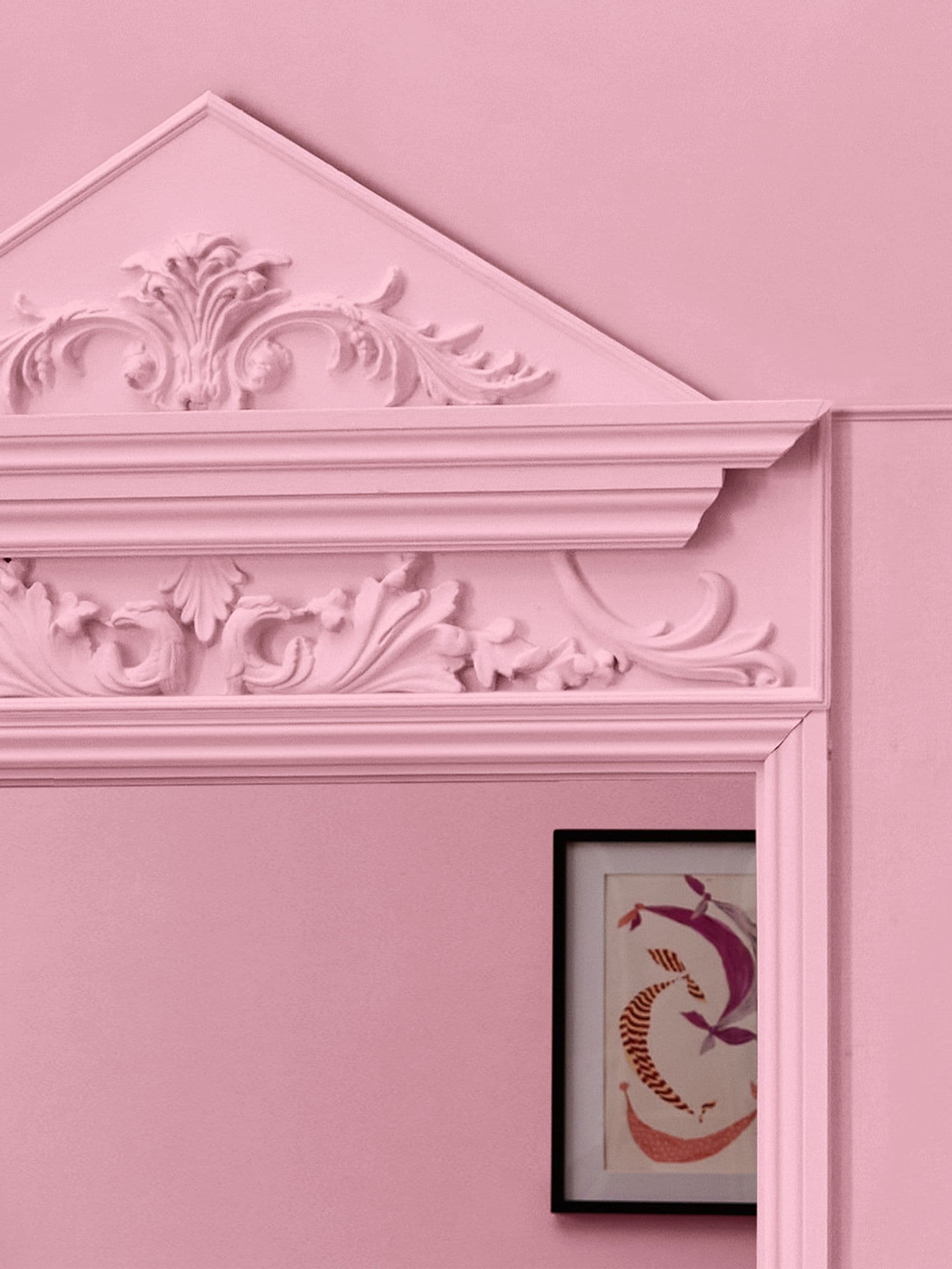 Cath Kidston Blushed Cheeks pink peel and stick wallpaper sample A5, imported from the UK