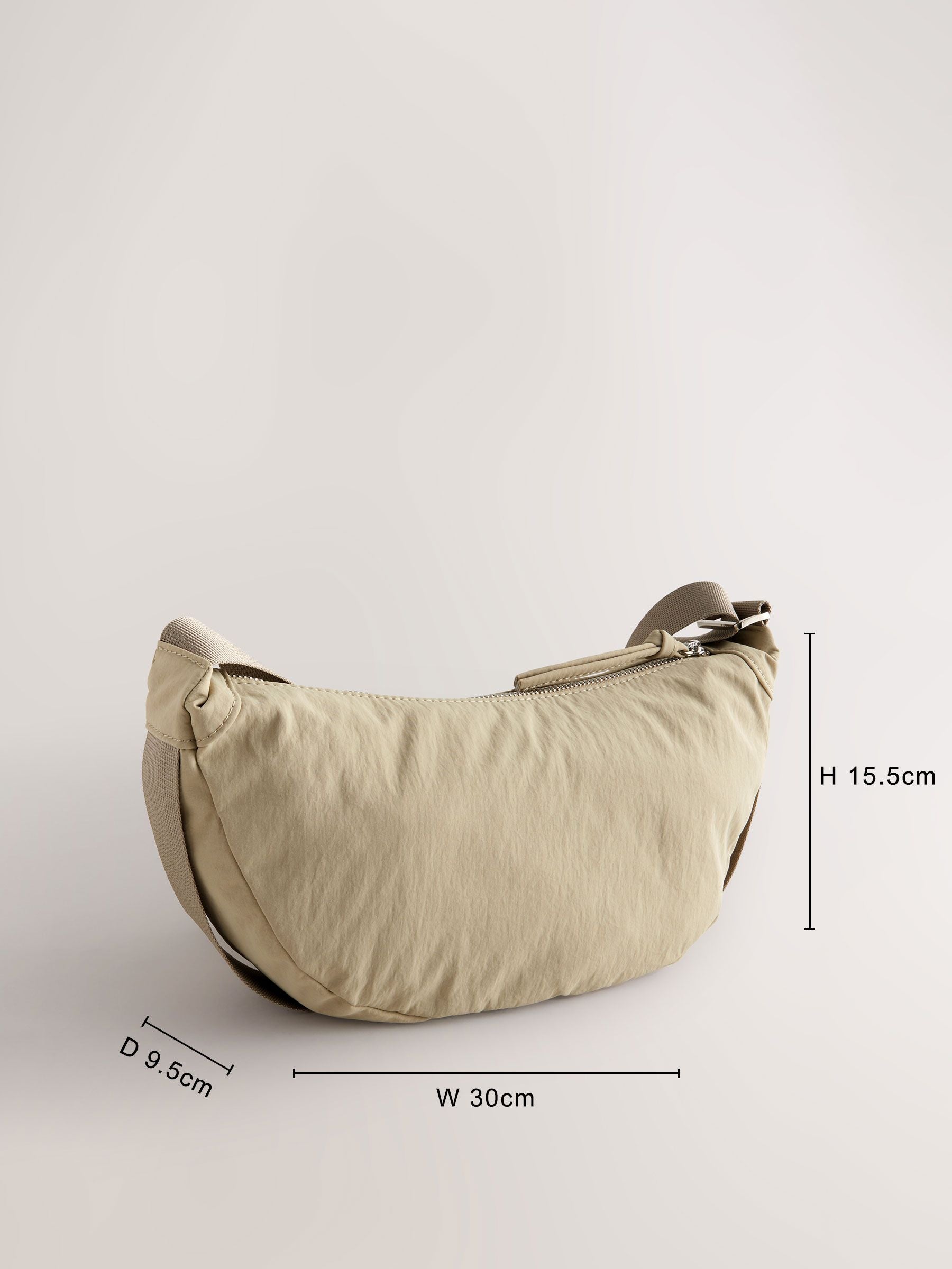 Stone sling bag with adjustable strap, imported from the UK