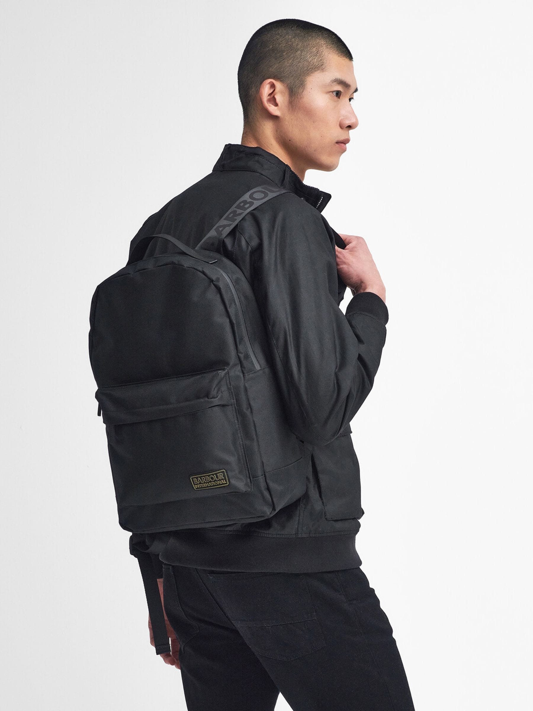 Barbour Knockhill backpack 42cm black (British brand)