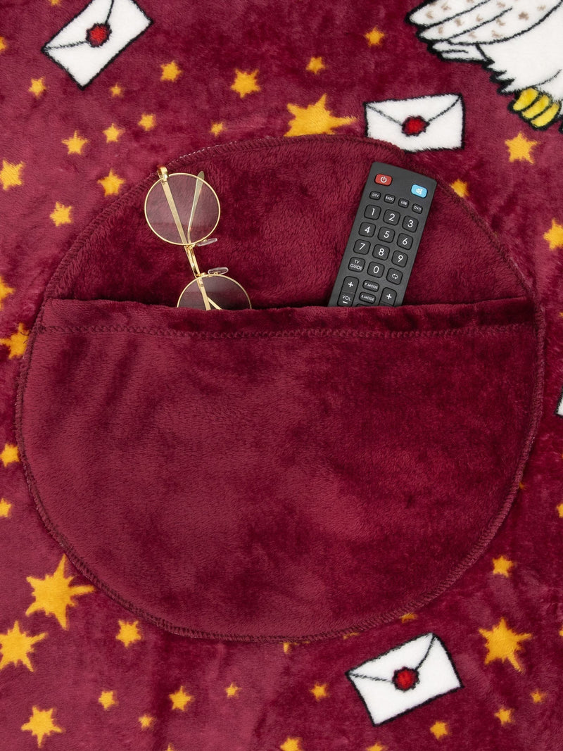 Harry Potter Hedwig cushion blanket 150cm x 120cm, imported from the UK