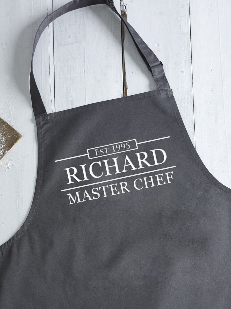 Personalised Heart Apron