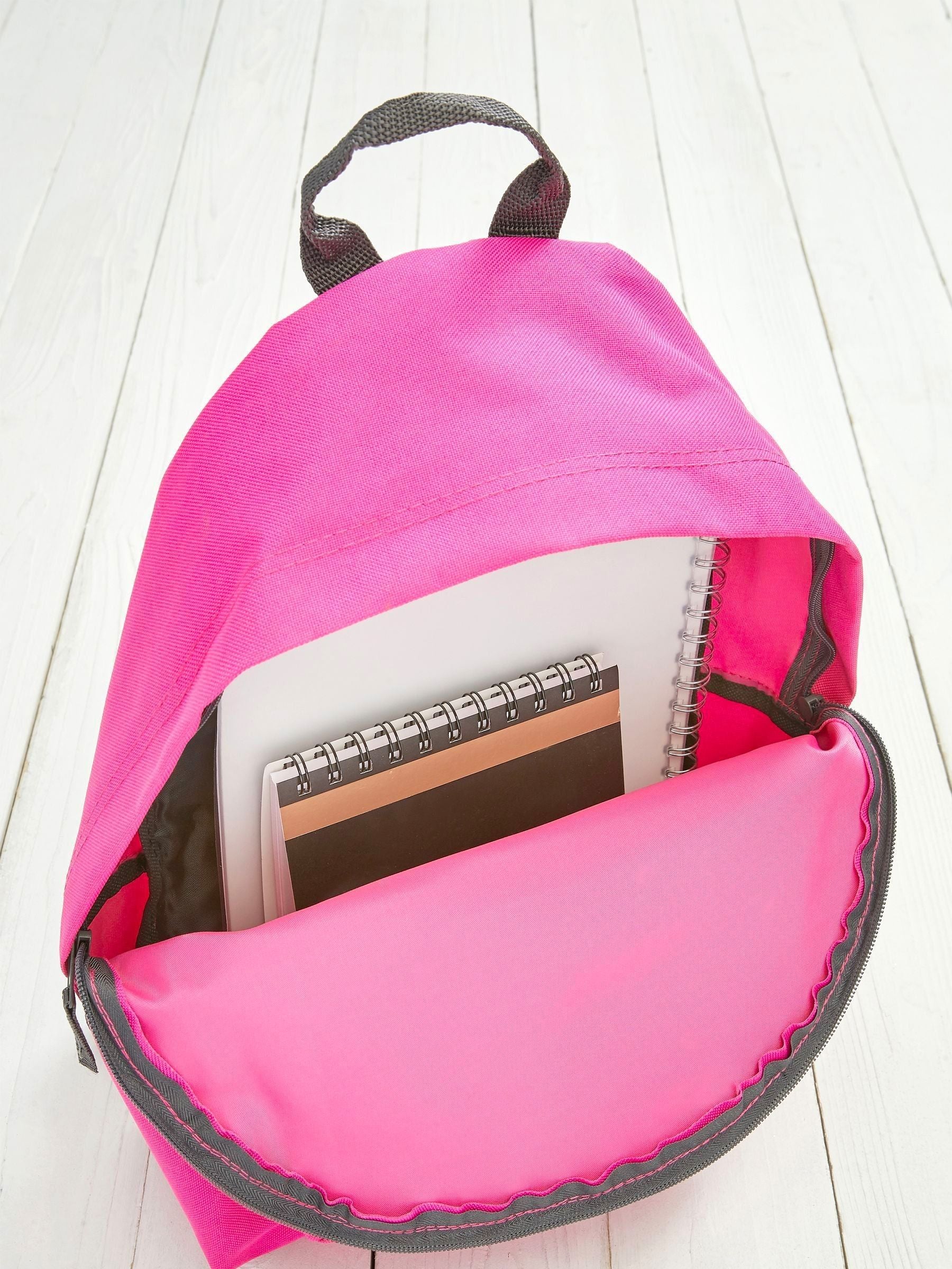 Loveabode pink personalised star backpack, imported from the UK